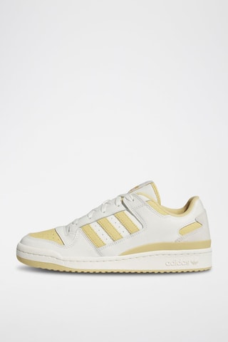 Sneakers en cuir Forum Low Cl - Blanc et jaune pâle