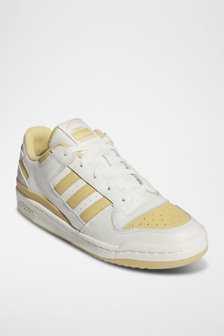 Sneakers en cuir Forum Low Cl - Blanc et jaune pâle