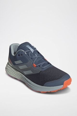 Chaussures de trail Terrex Two Flow - Noir et bleu-gris