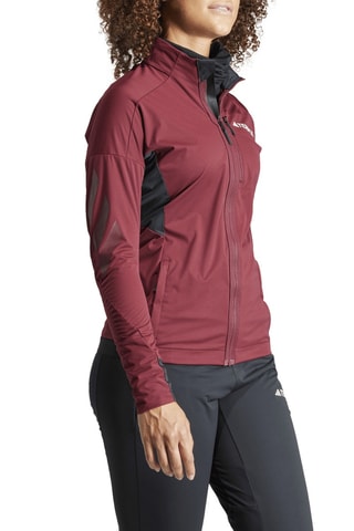 Veste de ski de fond Softshell Terrex Xperior - Bordeaux