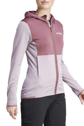 Veste de randonnée de hiking à capuche Terrex Xperior - Marron