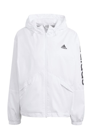 Coupe-vent à capuche Essentials - Blanc