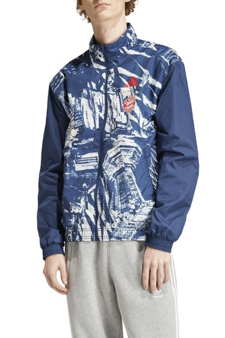 Veste de football réversible FC Bayern de Munich - Bleu marine