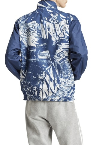 Veste de football réversible FC Bayern de Munich - Bleu marine
