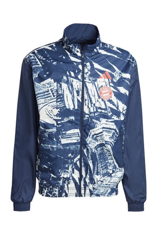 Veste de football réversible FC Bayern de Munich - Bleu marine