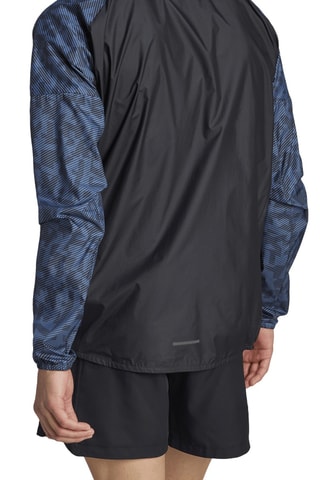 Veste de running pliable Trail Wind J - Bleu marine