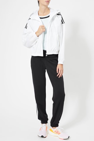 Coupe-vent à capuche Windbreaker - Blanc