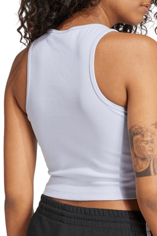 Crop top RIB - Ciel