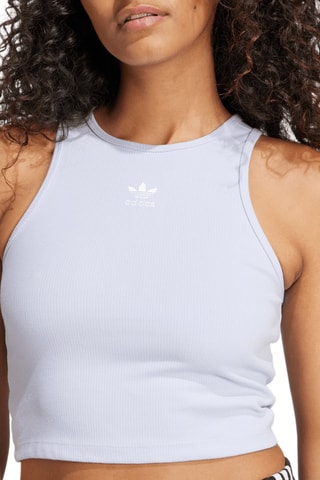 Crop top RIB - Ciel