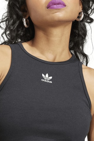 Crop top RIB - Noir
