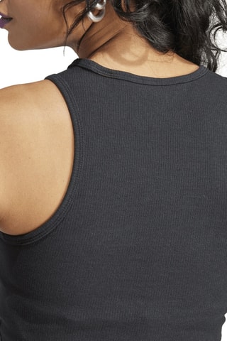 Crop top RIB - Noir