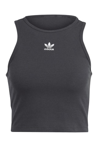 Crop top RIB - Noir