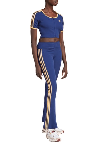 Crop top RIB SS FZ - Bleu marine