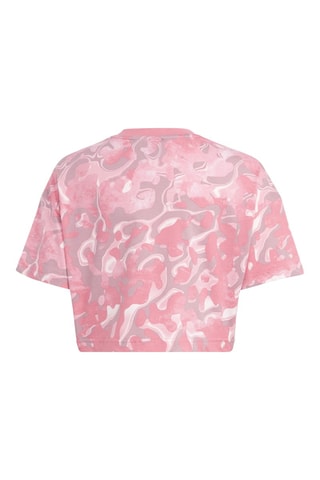 T-shirt court Future Icons - Fuchsia et écru