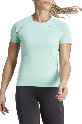 T-shirt de running Adizero Win Races - Vert d’eau