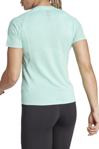 T-shirt de running Adizero Win Races - Vert d’eau