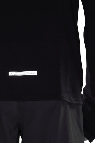 T-shirt slim de running en mérinos Ult Cte Merinol - Noir