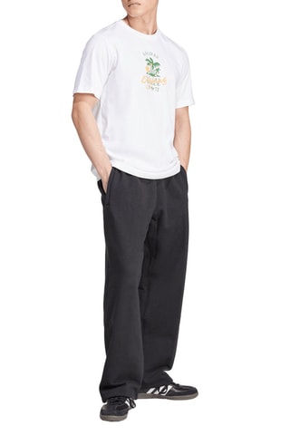 T-shirt Originals Leisure League Logo - Blanc