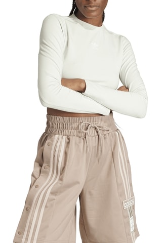 T-shirt cropped Neutral Court - Vert d’eau