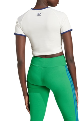 T-shirt cropped GFX Baby - Blanc