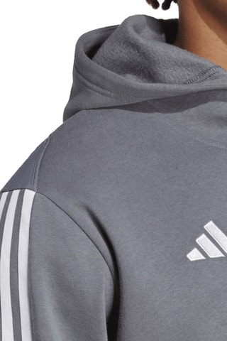 Sweat de football à capuche Tiro23 - Gris