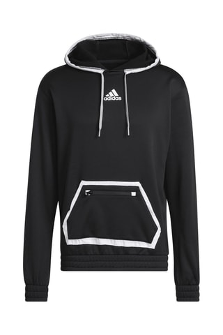 Sweat d’entraînement à capuche M Team - Noir