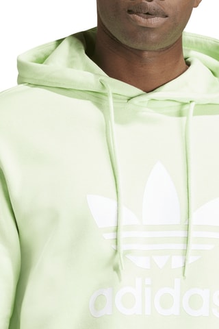Sweat à capuche Trefoil - Vert clair