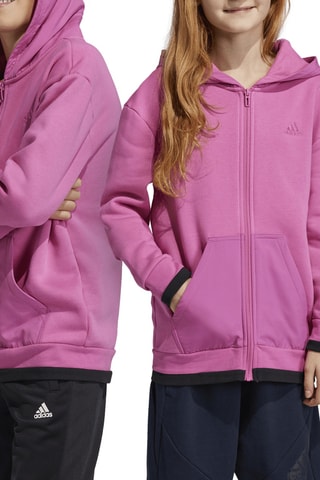 Sweat polaire en coton biologique All SZN - Rose