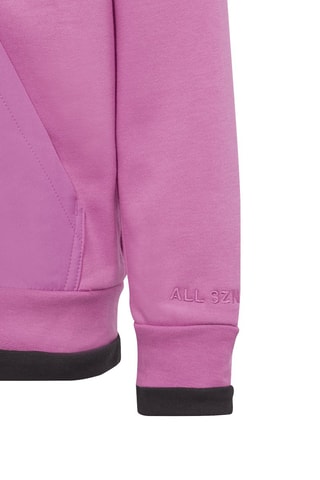 Sweat polaire en coton biologique All SZN - Rose