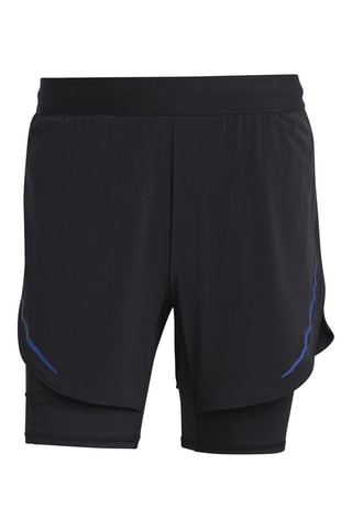 Short d'entraînement de training slim HIIT 2-in-1 - Noir