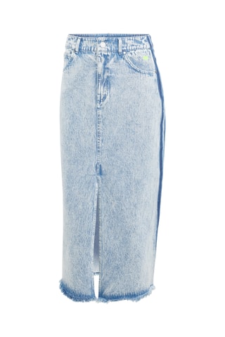 Jupe midi en jean Kseniaschnaider - Bleu clair