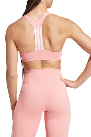 Brassière d’entraînement push-up Powerimpact 3 bandes - Rose
