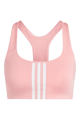 Brassière d’entraînement push-up Powerimpact 3 bandes - Rose