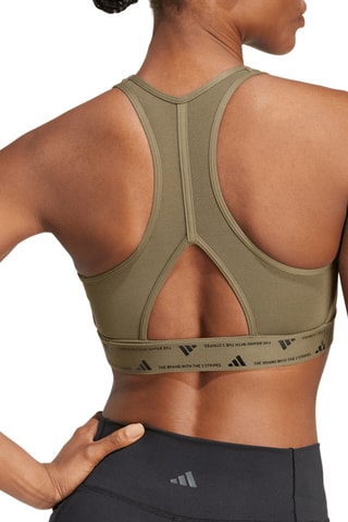 Brassière d’entraînement push-up - Vert olive