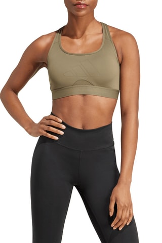 Brassière d’entraînement push-up - Vert olive