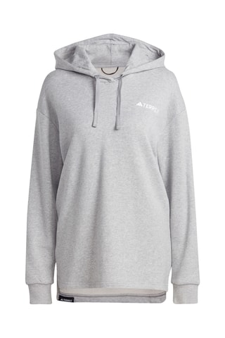 Sweat en coton biologique Terrex Logo - Gris clair chiné