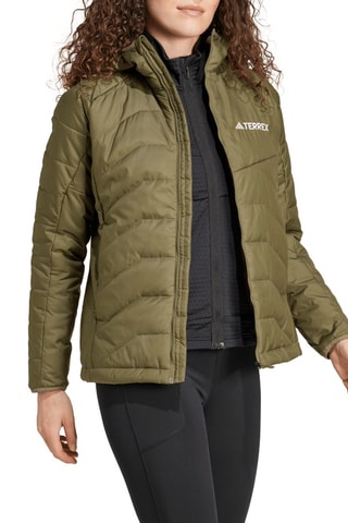 Veste de randonnée à capuche Terrex Multi - Vert olive