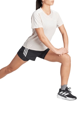 T-shirt de running Own the Run - Mauve chiné