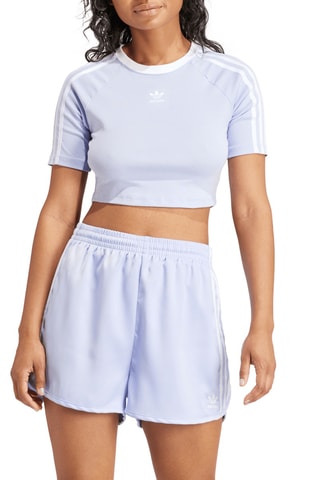 T-shirt slim cropped Baby - Violet