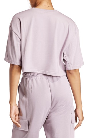 T-shirt cropped ALL SZN - Mauve