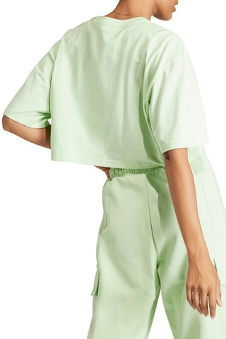 T-shirt cropped - Vert clair