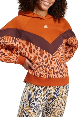 Sweat à capuche - Rouge brique