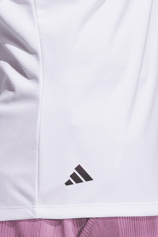 T-shirt de golf Ultimate365 Rib Mix - Blanc