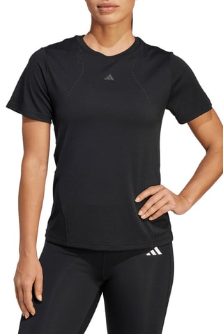 T-shirt standard d’entraînement HIIT - Noir