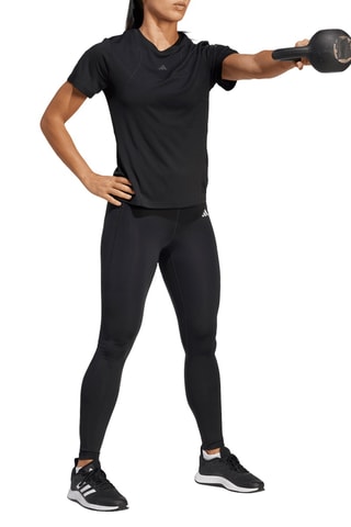 T-shirt standard d’entraînement HIIT - Noir
