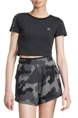 T-shirt cropped - Noir