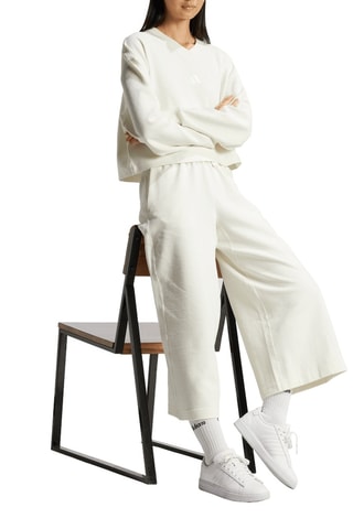Pantalon standard 7/8 taille haute All SZN - Ecru