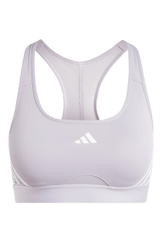 Brassière d’entraînement push-up 3 bandes Powerreact - Gris
