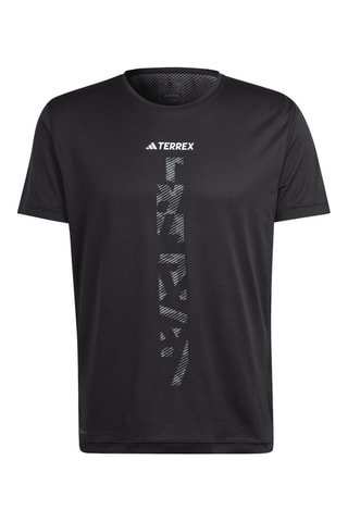 T-shirt de running Agravic - Noir