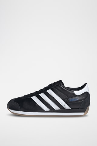 Sneakers en cuir Country - Noir